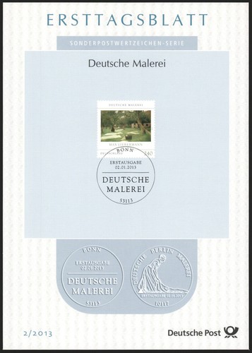 Ersttagsblatt etb 2013 - etb,