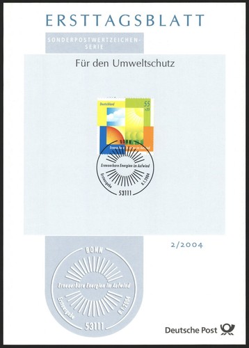 Ersttagsblatt etb 2004 - ersttagsblatt, 2/2004