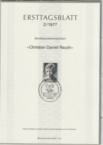Ersttagsblatt etb 1977 - etb, 2/1977