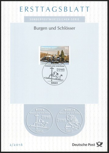 Ersttagsblatt etb 2016 - etb,
