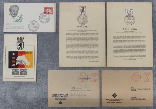 Berlin west 1950er - 1x, fdc