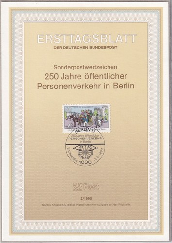 Ersttagsblatt etb 1990 - ersttagsblatt,